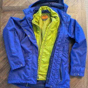 Merrell Women's 3-in-1 Winter Jacket – Versatile Warmth & Waterproof Protection